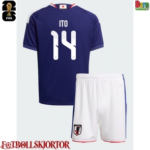 Japan Junya Ito #14 Hemmakläder Barn VM 2026 Kortärmad (+ Korta byxor)